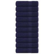 Кърпи за баня 10 бр. FROGN тъмносини 100x150 см 100% памук
