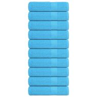 Кърпи за душ 10 бр. FROGN Тюркоазени 70x140 см 100% памук