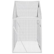 Волиера, сребриста, 179x100x185 см, алуминий