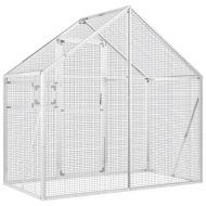 Волиера, сребриста, 179x100x185 см, алуминий