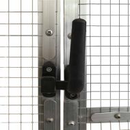 Волиера, сребриста, 1,79x2x1,85 м, алуминий