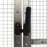 Волиера, сребриста, 1,79x3x1,85 м, алуминий