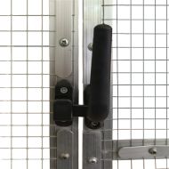 Волиера, сребриста, 1,79x6x1,85 м, алуминий