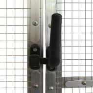 Волиера, сребриста, 1,79x10x1,85 м, алуминий