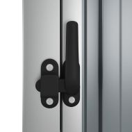 Градинска барака, сива, 88x89x161 см, поцинкована стомана