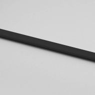 Плъзгаща се врата с комплект обков Черно 90x205 cm