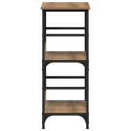 Библиотека, дъб артизан, 50x33x82 см, инженерно дърво