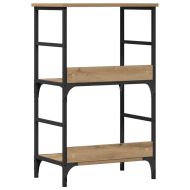 Библиотека, дъб артизан, 50x33x82 см, инженерно дърво