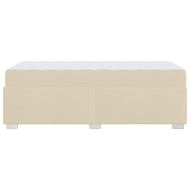 Рамка за легло с матрак Крем 80 x 200 cm текстил