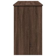 Тоалетка с огледало, кафяв дъб, 100x45x76 см