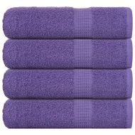Кърпи за баня 4 бр. FROGN Лилави 100x150 см 100% Памук