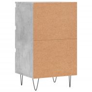 Бюфет бетонно сив 40x35x70 см инженерно дърво