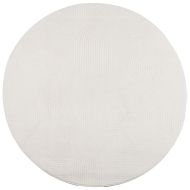 Килим "IZA" с къс косъм, скандинавски вид, кремав, Ø 120 см