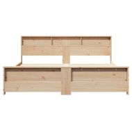 Рамка за легло с таблото Кафяво 180 x 200 cm Инженерно дърво