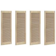 Врата за шкаф с врата 4 pcs Естествен 140.5 x 2.1 x 49.5 см
