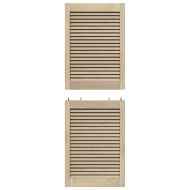 Врата за шкаф с врата 4 pcs Естествен 140.5 x 2.1 x 49.5 см