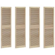 Врата за шкаф с врата 4 pcs Естествен 140.5 x 2.1 x 49.5 см