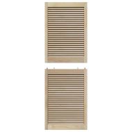 Врата за шкаф с врата 4 pcs Естествен 140.5 x 2.1 x 49.5 см