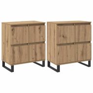 Скейдбордове 2 pcs дъб артизан 120 x 35 x 70 см Инженерно дърво