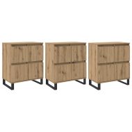 Скейдбордове 3 pcs дъб артизан 180 x 35 x 70 см Инженерно дърво