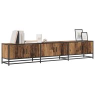 ТВ Единици 2 pcs Старо дърво 210 x 35 x 41 см Инженерно дърво