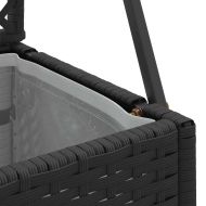 Кашпа Черно 70 x 30 x 135 cm Метал