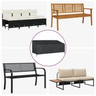 Калъф за градинска пейка 200 x 100 x 89 см