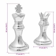 Скулптури Сребрист Алуминий