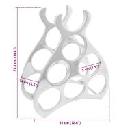 Винен рафт Сребрист 38 x 33 x 13 см Алуминий