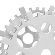 Винен рафт Сребрист 39 x 39 x 14 см Алуминий