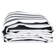 Резервен плат за тента Антрацит и бял 3 x 2 m текстил