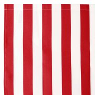 Резервен плат за тента Червен и бял 10 x 1.6 m текстил