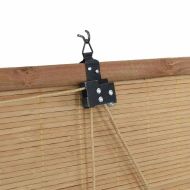 Ролетна щора С завеси Кафяво 110 x 220 cm бамбук