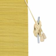 Ролетна щора С завеси Жълто 90 x 160 см бамбук