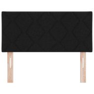 Облегалка за глава с таблото Черно 100 cm Изкуствена