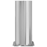 Разширение на коминна глава Сребрист 31 x 31 x 50 см