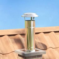 Дъждобран за комин Сребрист 25 x 25 x 20 см Неръждаема стомана