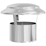 Дъждобран за комин Сребрист 25 x 25 x 20 см Неръждаема стомана