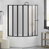 Душ параван Друг Черно 168 x 140 см Алуминий