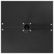 Основа за чадър Черно 45 x 45 x 31 см