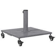 Основа за чадър Тъмен сив дървесен вид 45 x 45 x 31,5 см