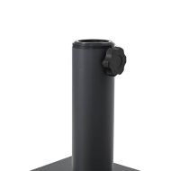 Основа за чадър Тъмен сив 45 x 45 x 31,5 см