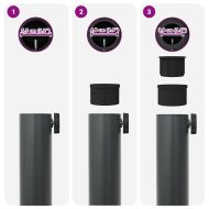 Основа за чадър Тъмен сив 45 x 45 x 31,5 см