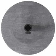 Основа за чадър Тъмен сив дървесен вид 48 x 48 x 32 см