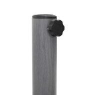 Основа за чадър Тъмен сив дървесен вид 48 x 48 x 32 см