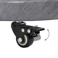 Основа за чадър Тъмен сив дървесен вид 48 x 48 x 32 см