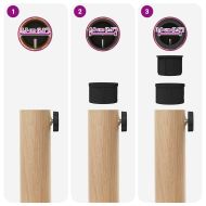 Основа за чадър Светло дърво 48 x 48 x 32 см