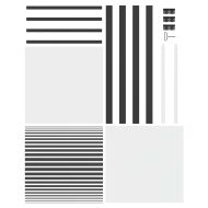 Вътрешна врата Черно 76 x 201.5 cm Закалено стъкло и алуминий