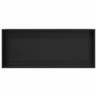 Нишата за душ Черно 75 x 30 x 9.5 см Неръждаема стомана