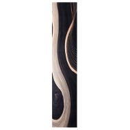 Килим за кухня Черно 300 x 60 см Кадифе